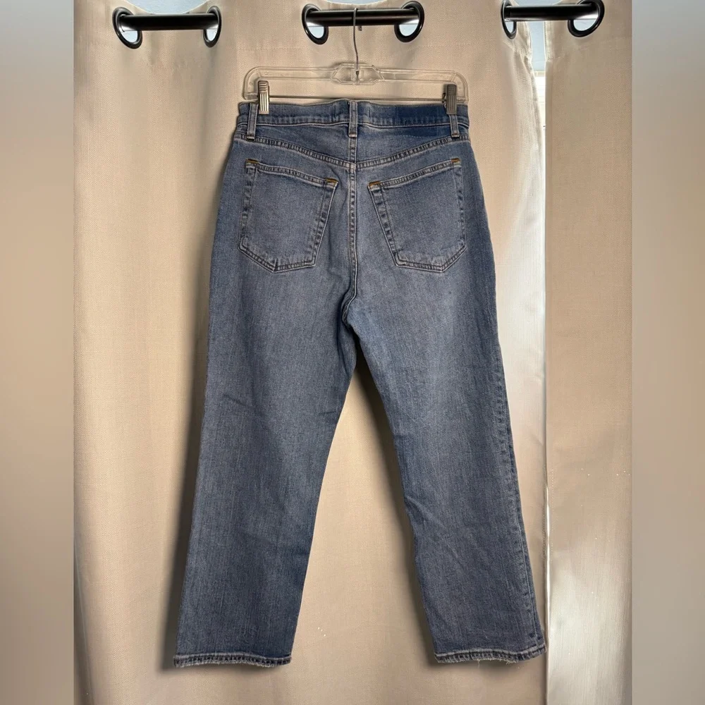 Abercrombie & Fitch Ankle Straight Ultra High Rise Curve Love Jeans 10 / 30 S - Picture 5 of 11